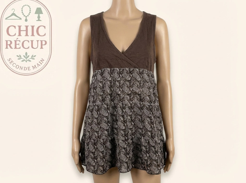 Blouse Rosebud - Xl - Marron - Chpav-94