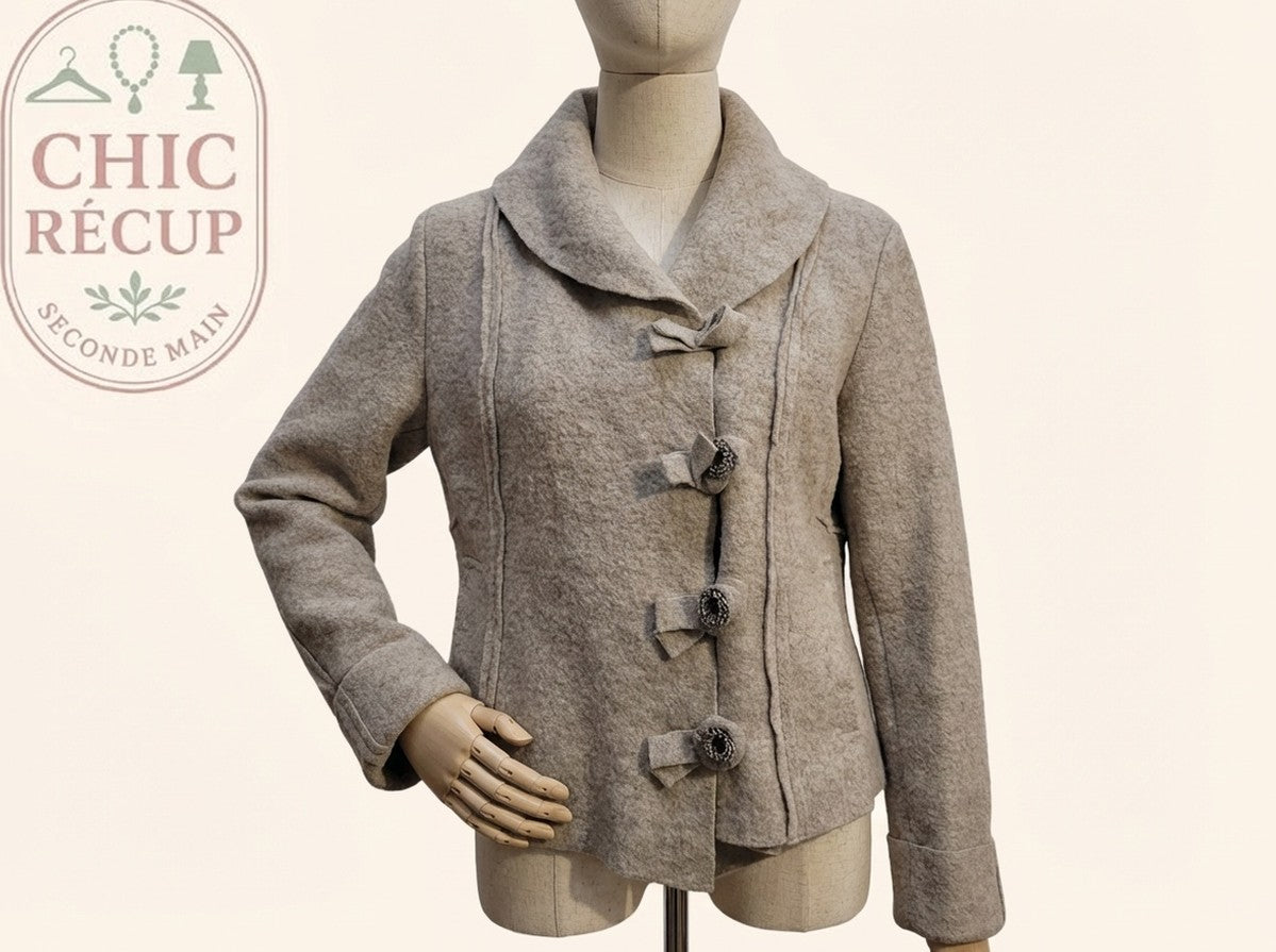 Veste Eva Tralala - 42 - Beige - Malat-25