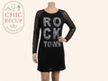 Robe 3 Suisses - 44 - Noir - Rock Town